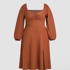 Cider rust color dress